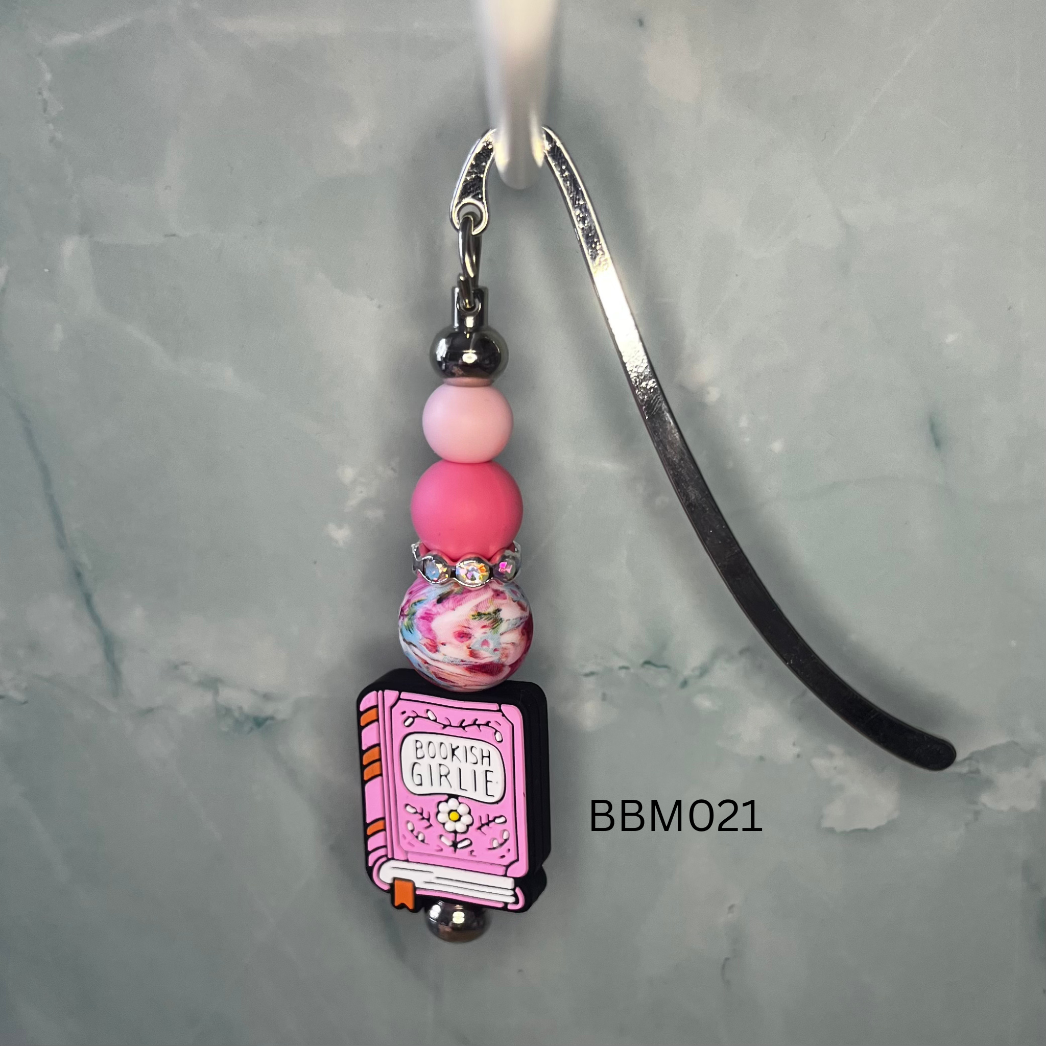 Bookish Beaded Bookmark