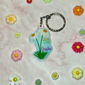 Just One More Chapter Daisy Acrylic keyring