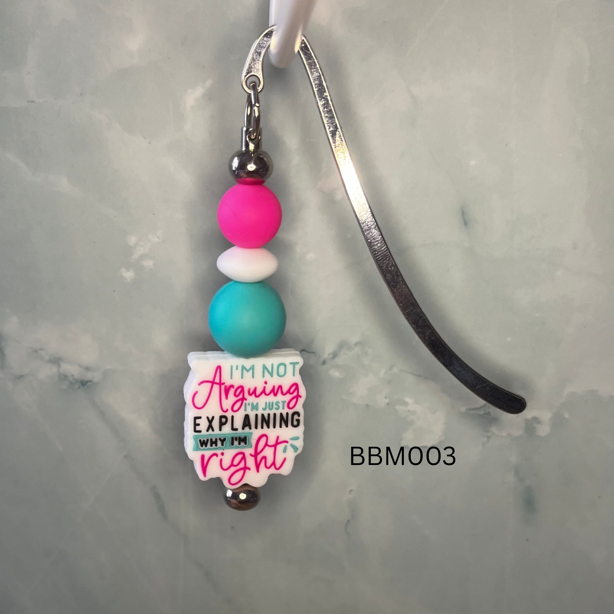 Sarcastic Beaded Bookmark
