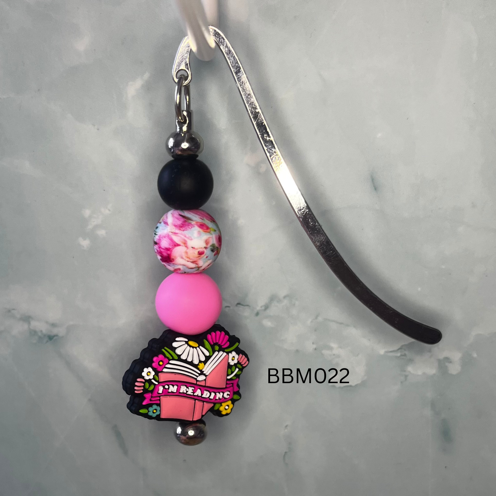 Bookish Beaded Bookmark