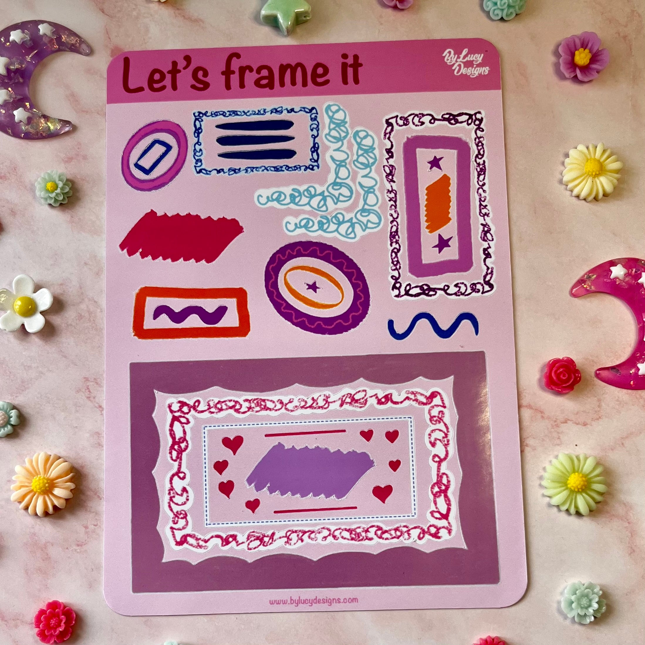 Let’s frame it Sticker Sheet