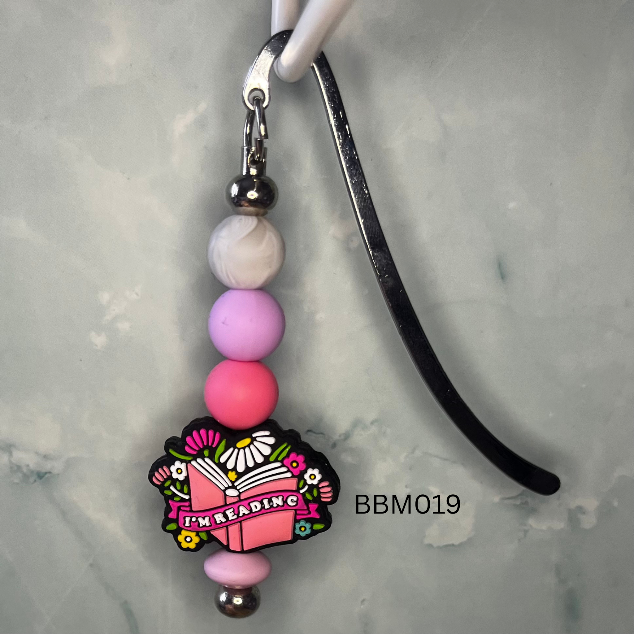 Bookish Beaded Bookmark