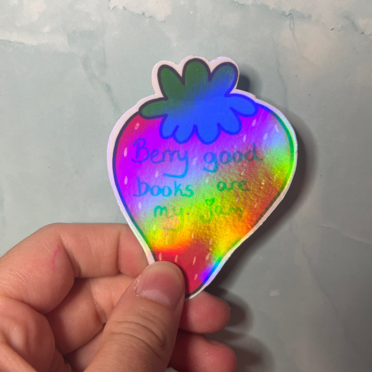 Strawberry Pun Vinyl Sticker