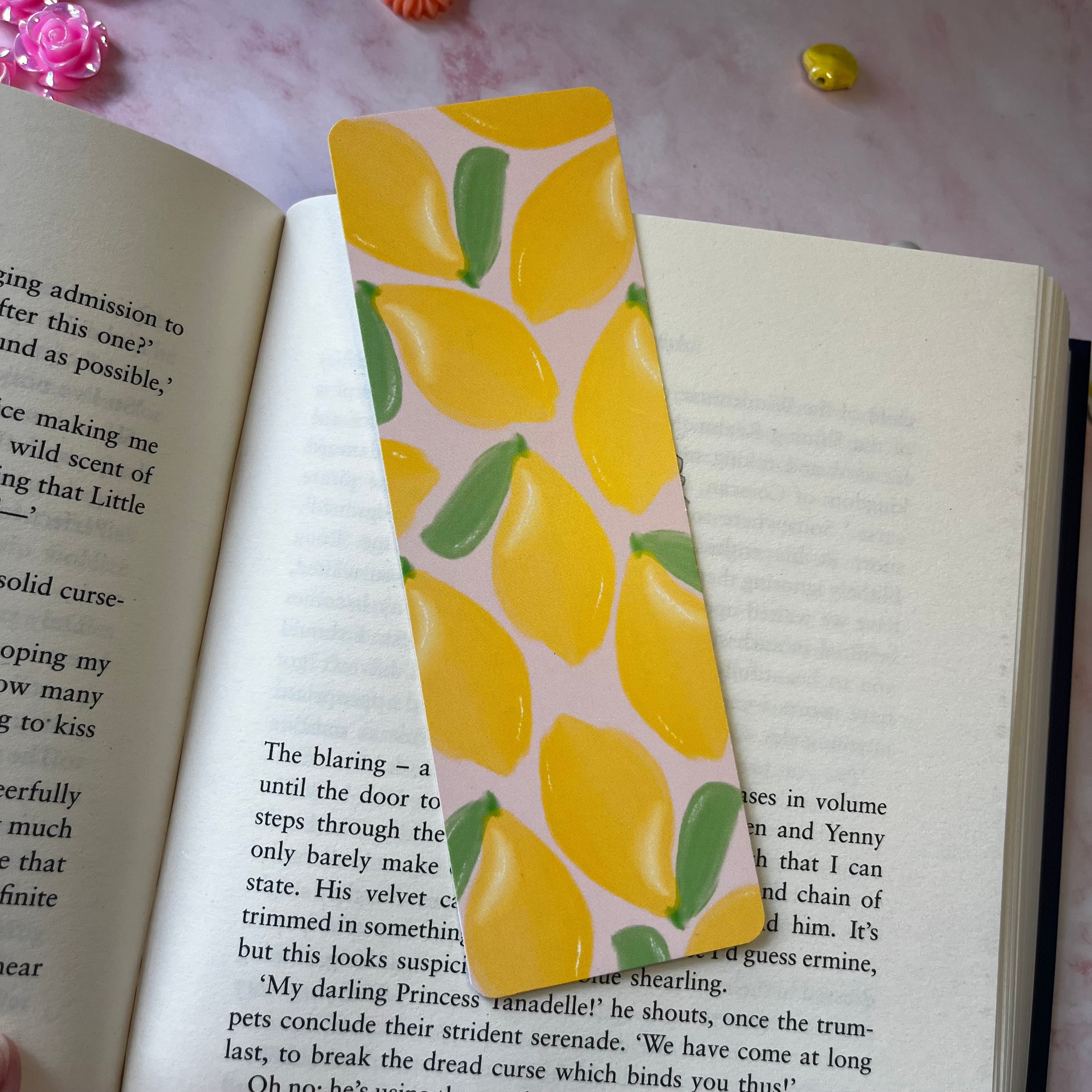 Lemons Traditional Bookmark