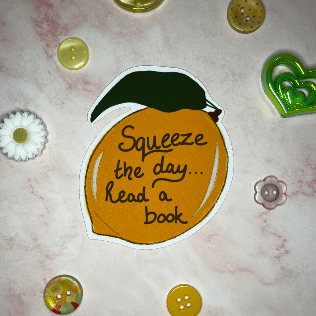 Lemon Pun Vinyl Sticker