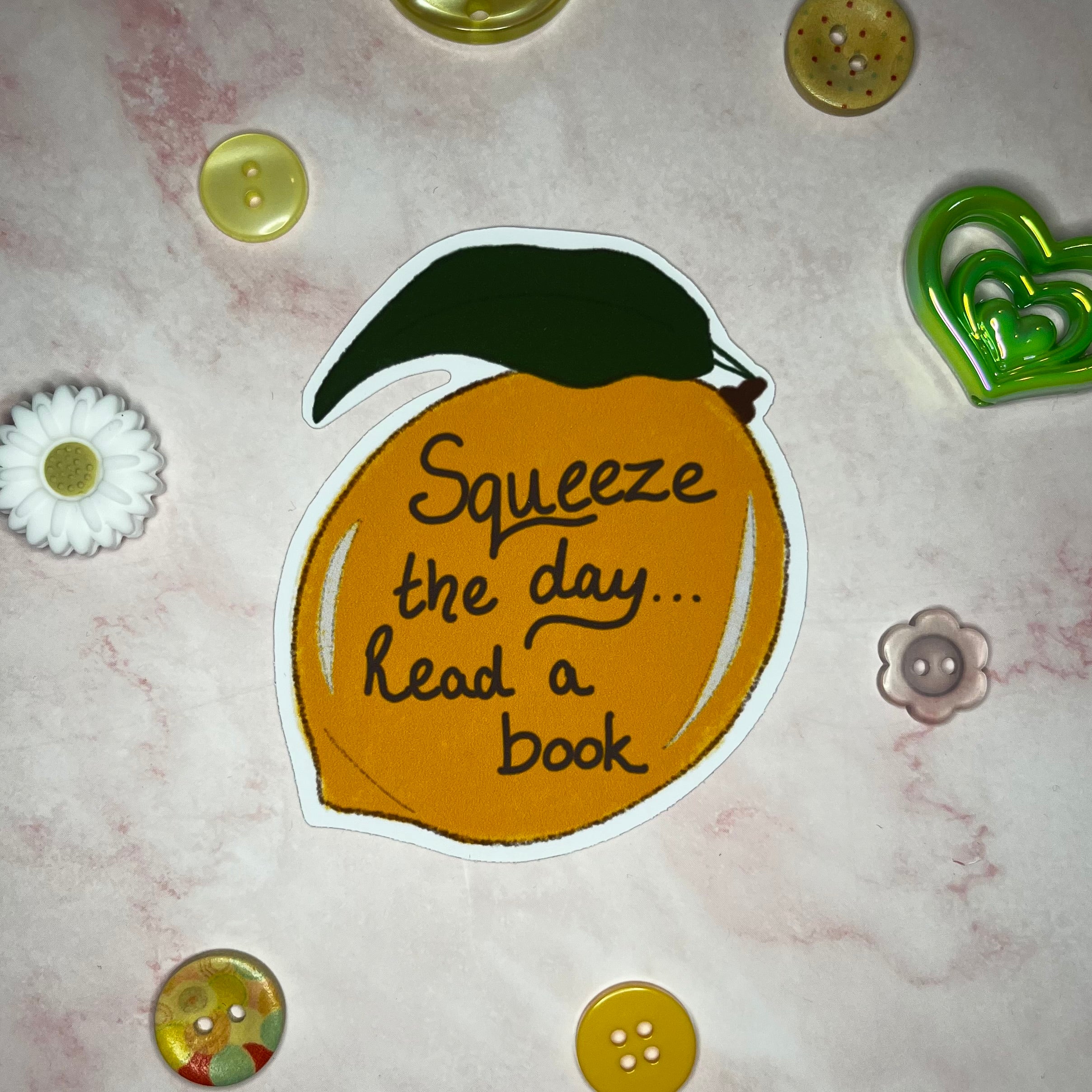 Lemon Pun Vinyl Sticker
