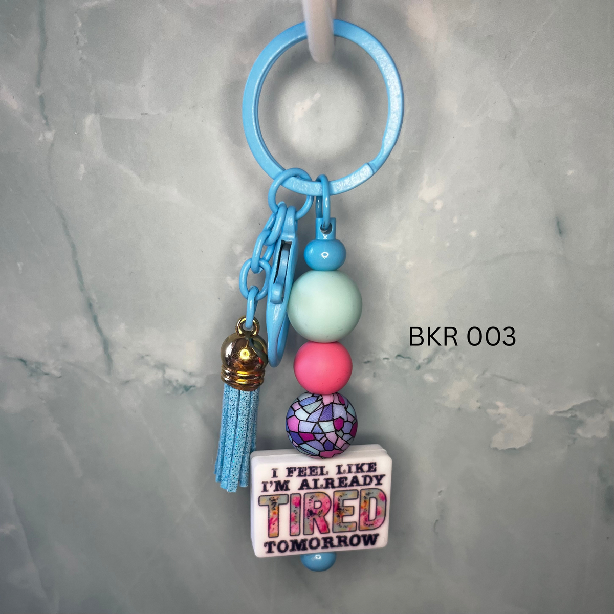Sarcastic Beaded Keyrings