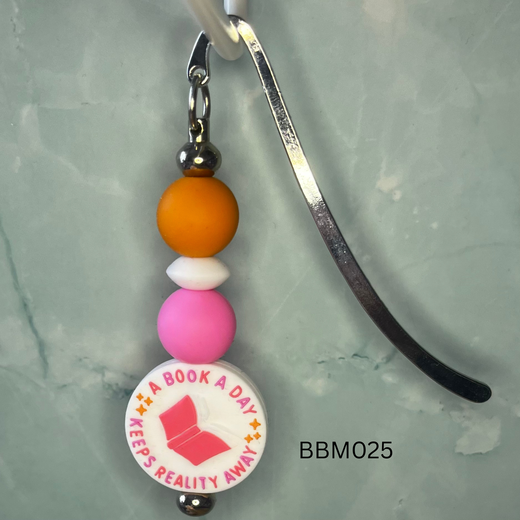 Bookish Beaded Bookmark