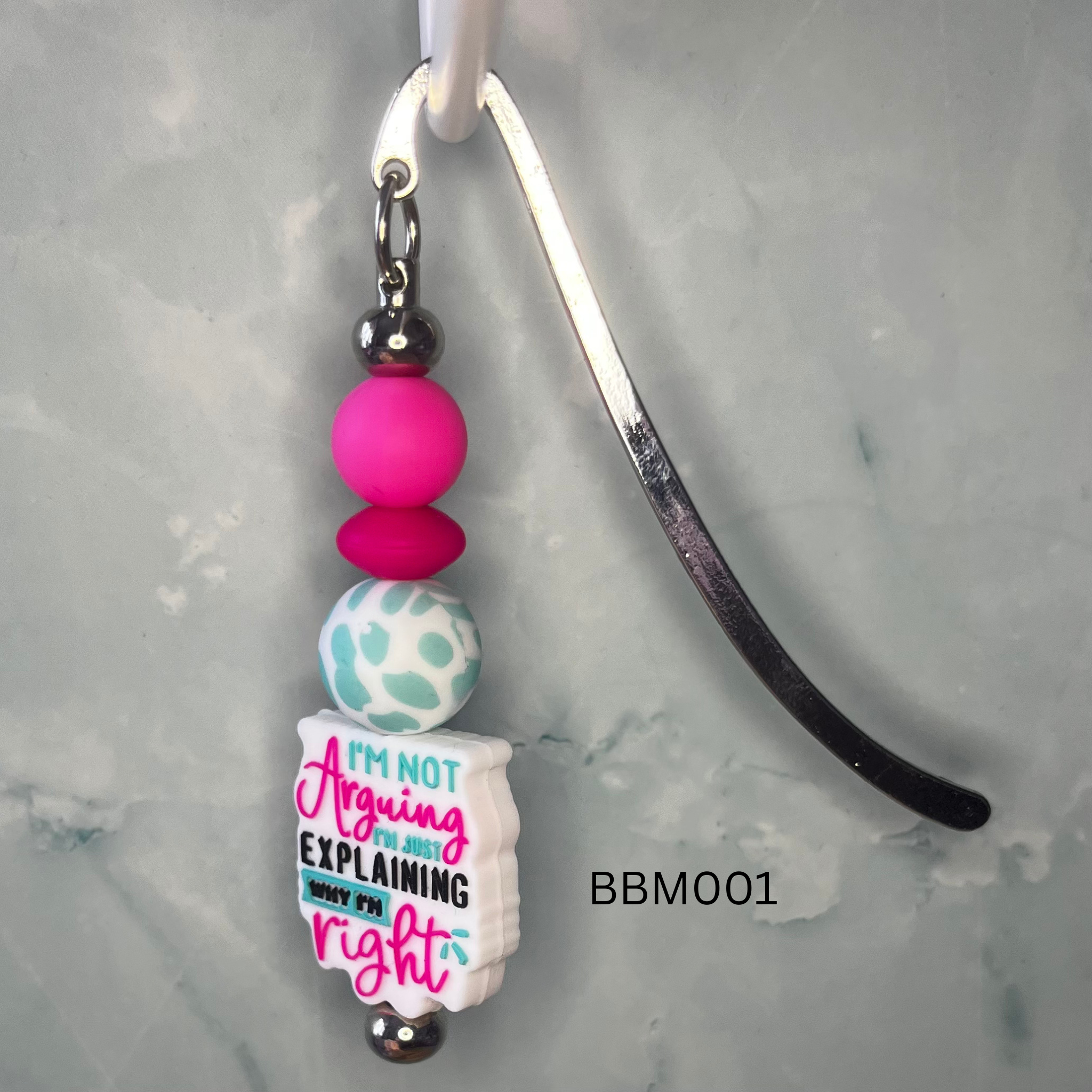 Sarcastic Beaded Bookmark
