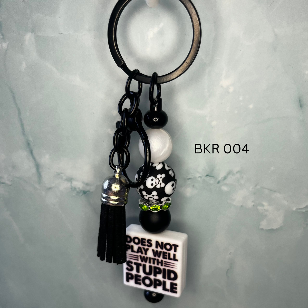 Sarcastic Beaded Keyrings