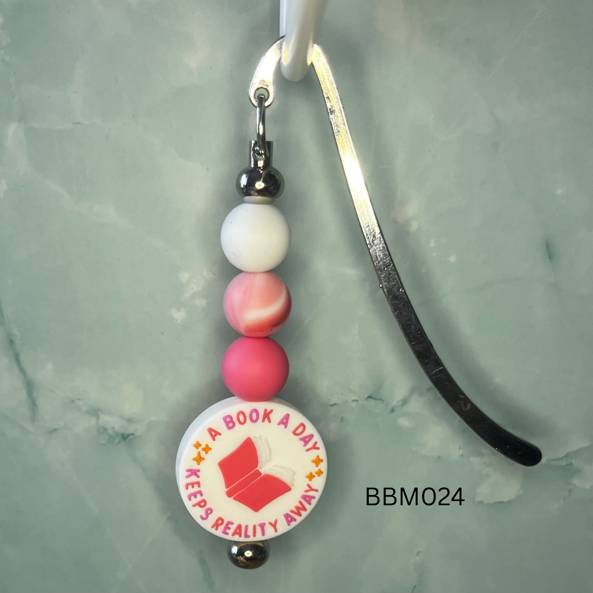 Bookish Beaded Bookmark