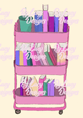 Book Cart Print