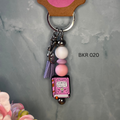 Bookish Beaded Keyring