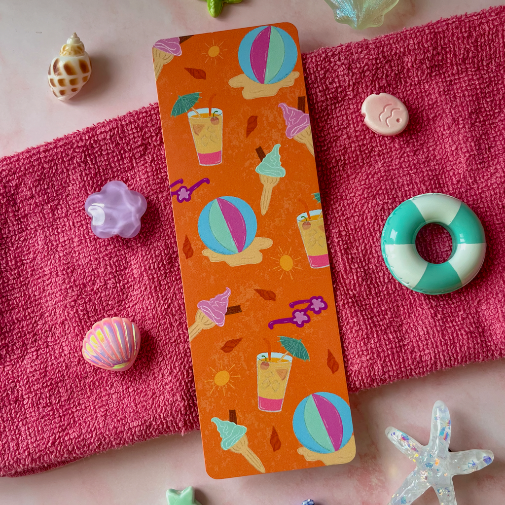 Beach Days Traditional Bookmarks Set of 4