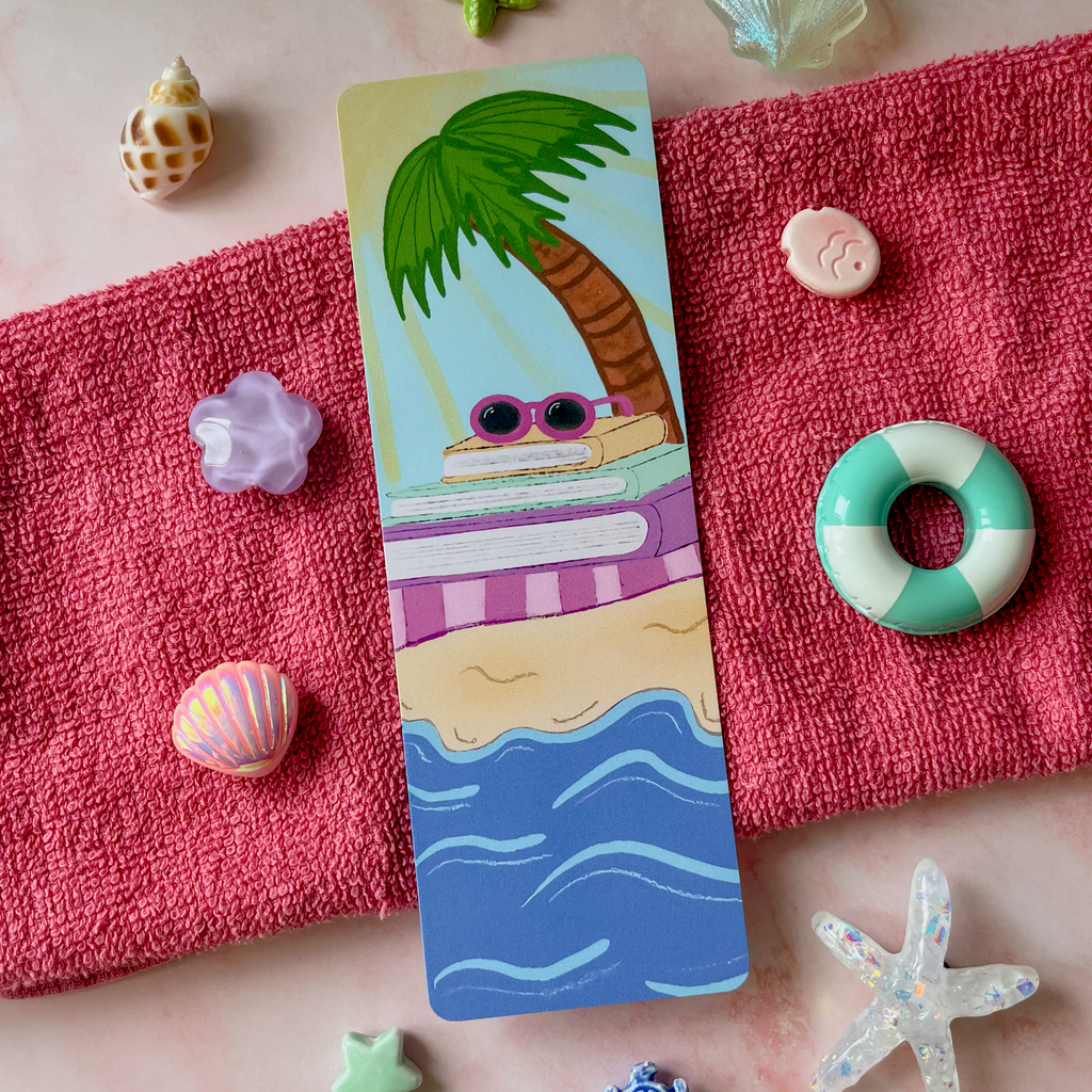Beach Days Traditional Bookmarks Set of 4