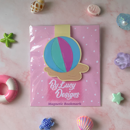 Beach Days Beach Ball Magnetic Bookmark