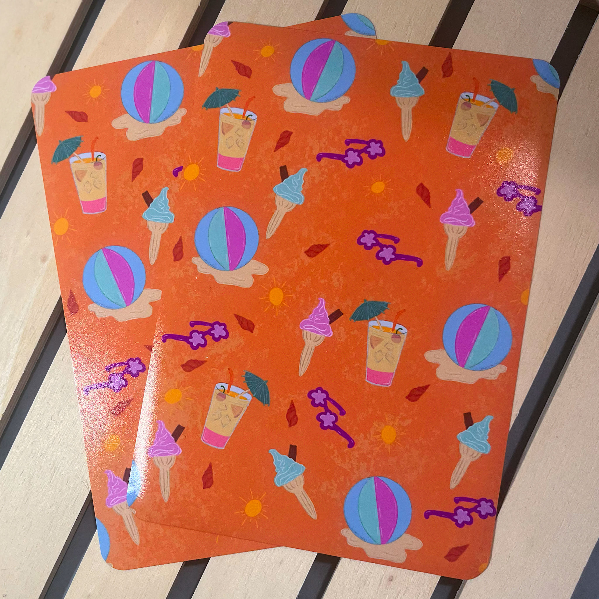 Beach Days E-reader Insert